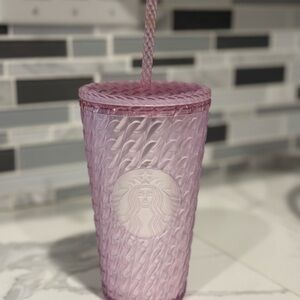 Starbucks Pink Textured Tumbler